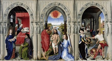 Rogier van der Weyden Retablo de San Juan Pinturas al óleo